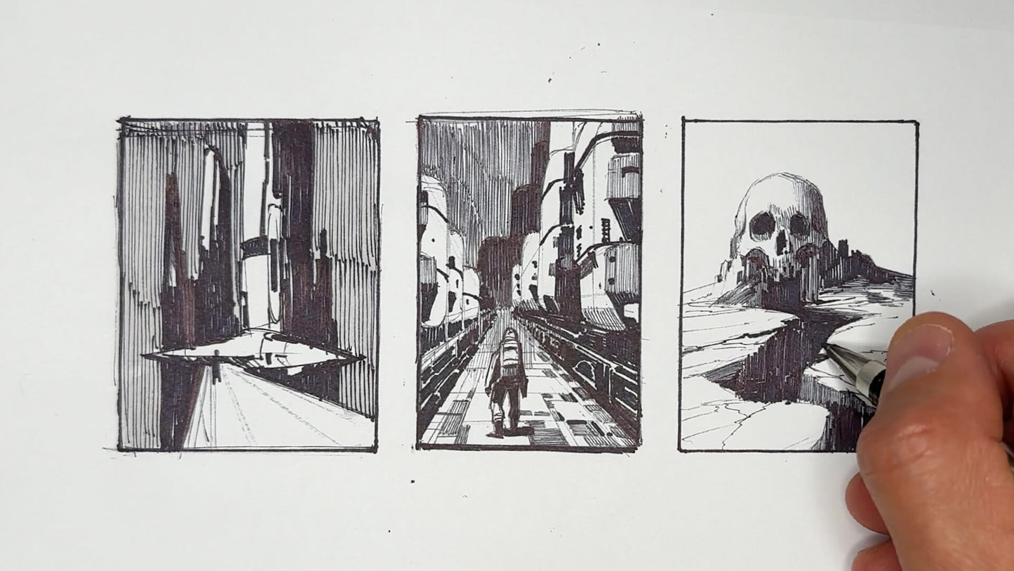 Ink Sketching: Fundamentals